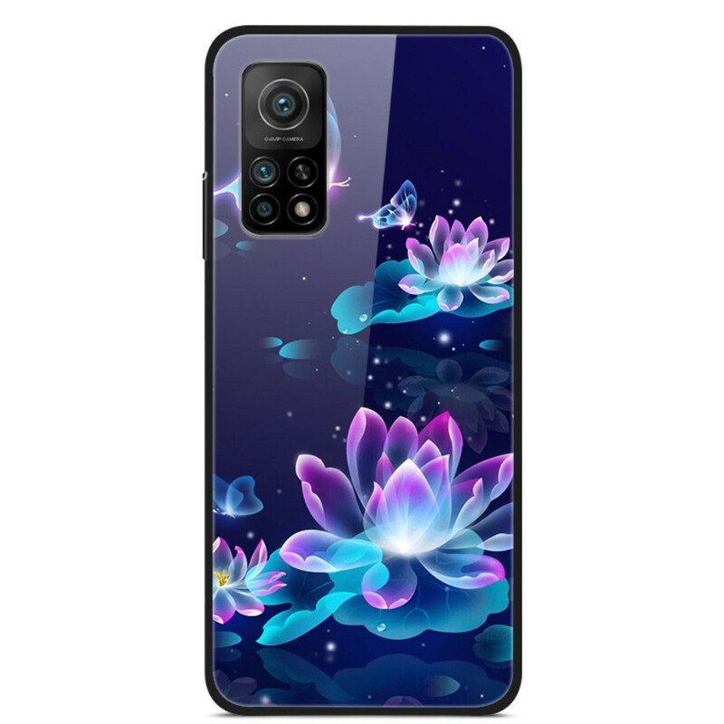 Skal Xiaomi Mi 10T / 10T Pro Fancy Flowers Härdat Glas