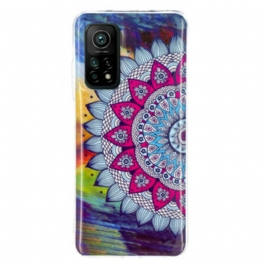 Skal Xiaomi Mi 10T / 10T Pro Fluorescerande Färgglada Mandala