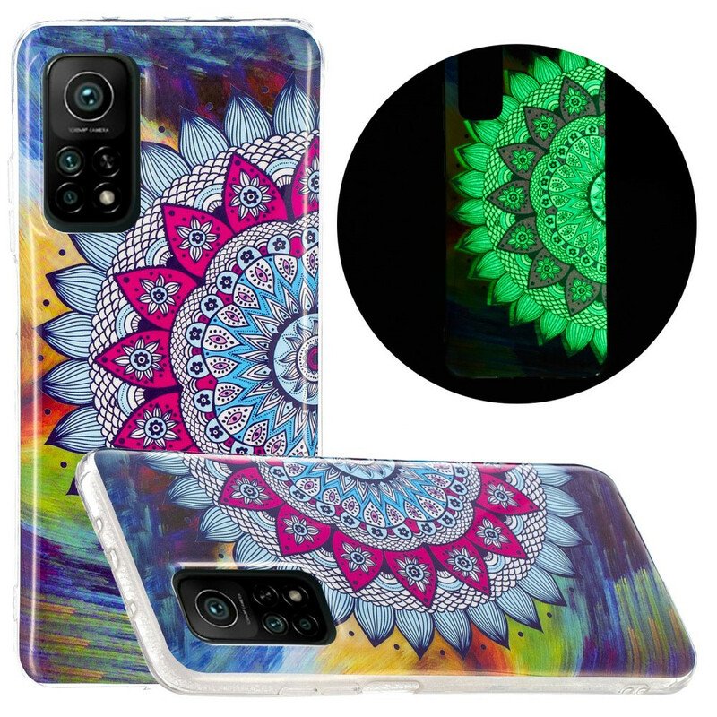 Skal Xiaomi Mi 10T / 10T Pro Fluorescerande Färgglada Mandala