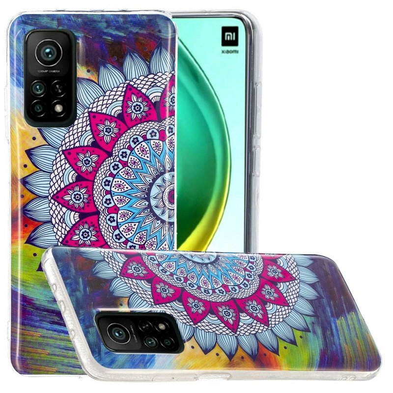 Skal Xiaomi Mi 10T / 10T Pro Fluorescerande Färgglada Mandala