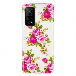 Skal Xiaomi Mi 10T / 10T Pro Fluorescerande Liberty Flowers