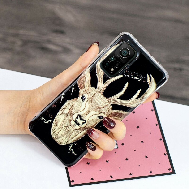 Skal Xiaomi Mi 10T / 10T Pro Fluorescerande Majestic Deer