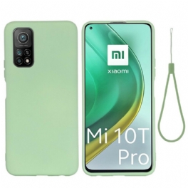 Skal Xiaomi Mi 10T / 10T Pro Flytande Silikon Med Snodd