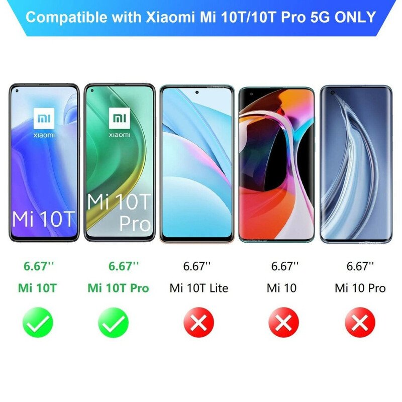 Skal Xiaomi Mi 10T / 10T Pro Transparent