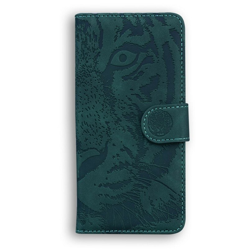 Folio-fodral Google Pixel 5A Tiger Face Print