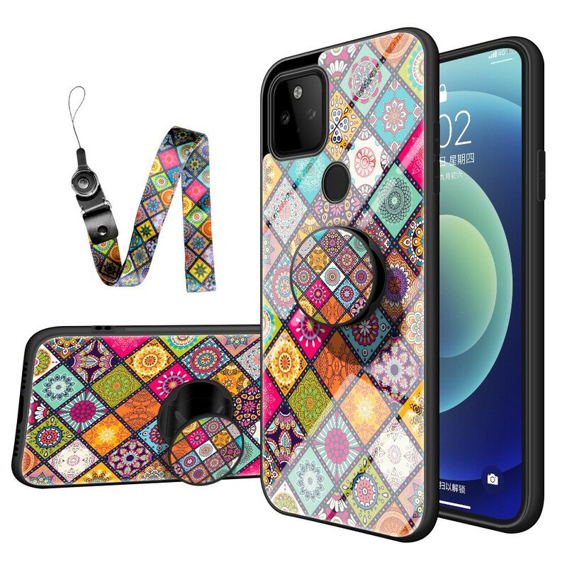 Skal Google Pixel 5A Patchwork Magnetisk Hållare