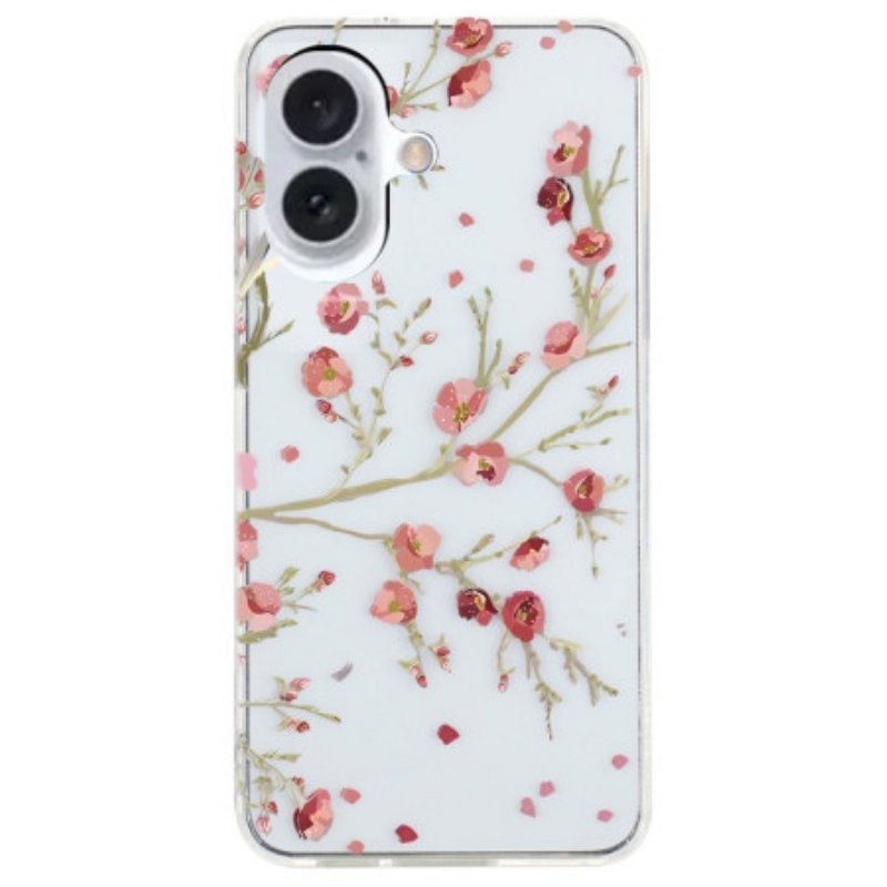 Skal iPhone 16 Plus Blommor