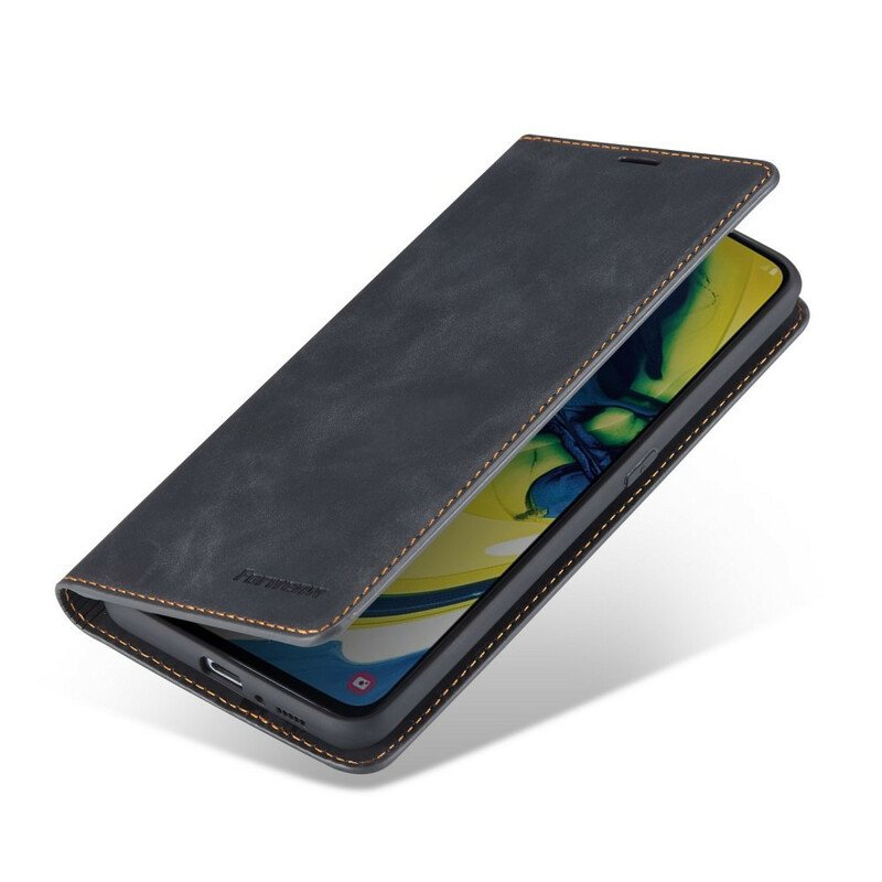 Folio-fodral Samsung Galaxy A80 / A90 Forwenw Lädereffekt