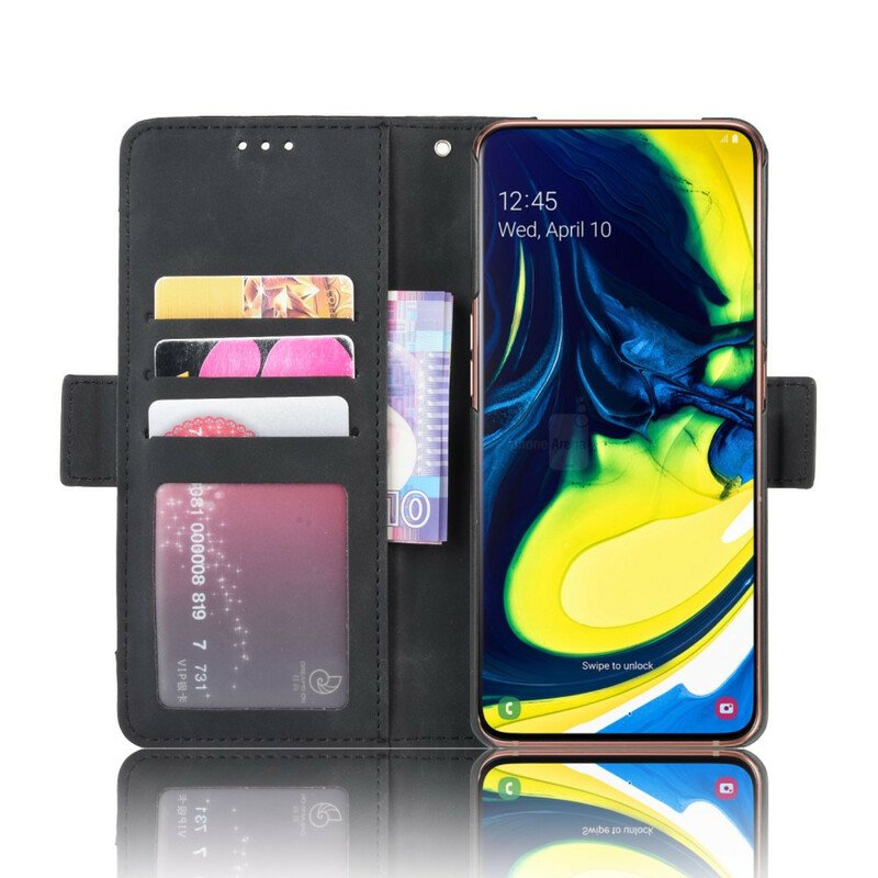 Folio-fodral Samsung Galaxy A80 / A90 Multi-card Premier Class