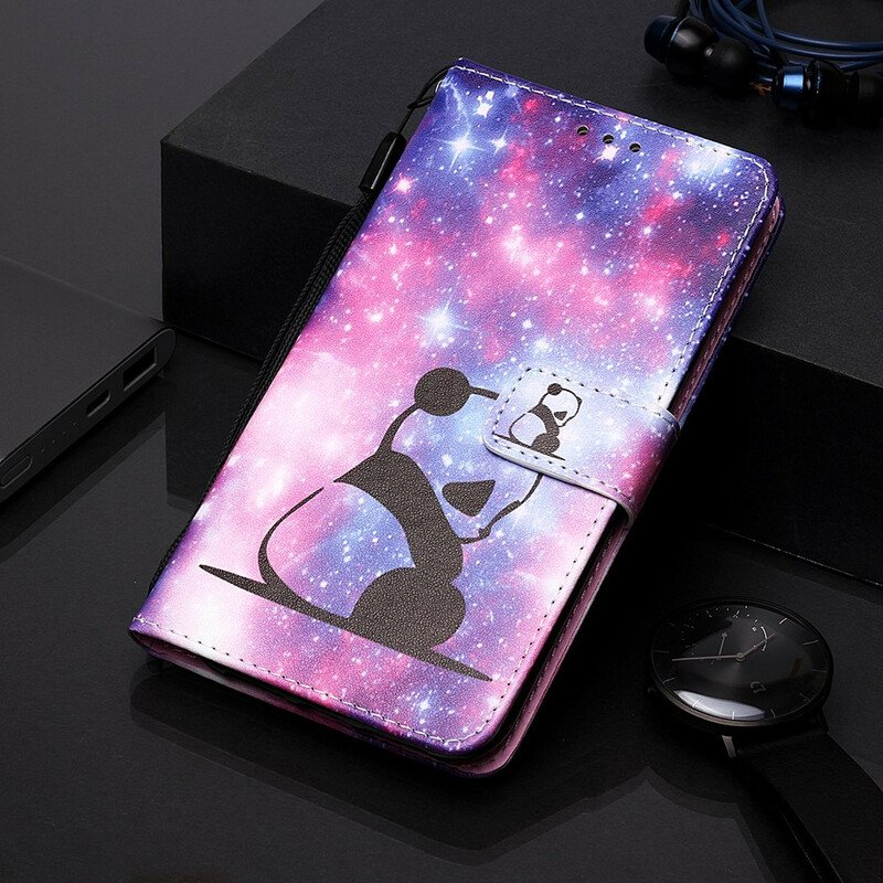 Folio-fodral Samsung Galaxy A80 / A90 Panda Galaxy