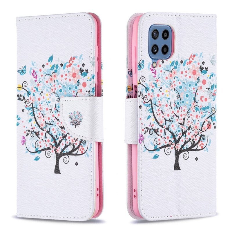 Folio-fodral Samsung Galaxy M32 Blommande Träd