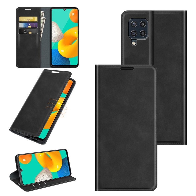 Folio-fodral Samsung Galaxy M32 Läderfodral Stil Läderdesign