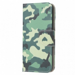 Folio-fodral Samsung Galaxy M32 Militärt Kamouflage