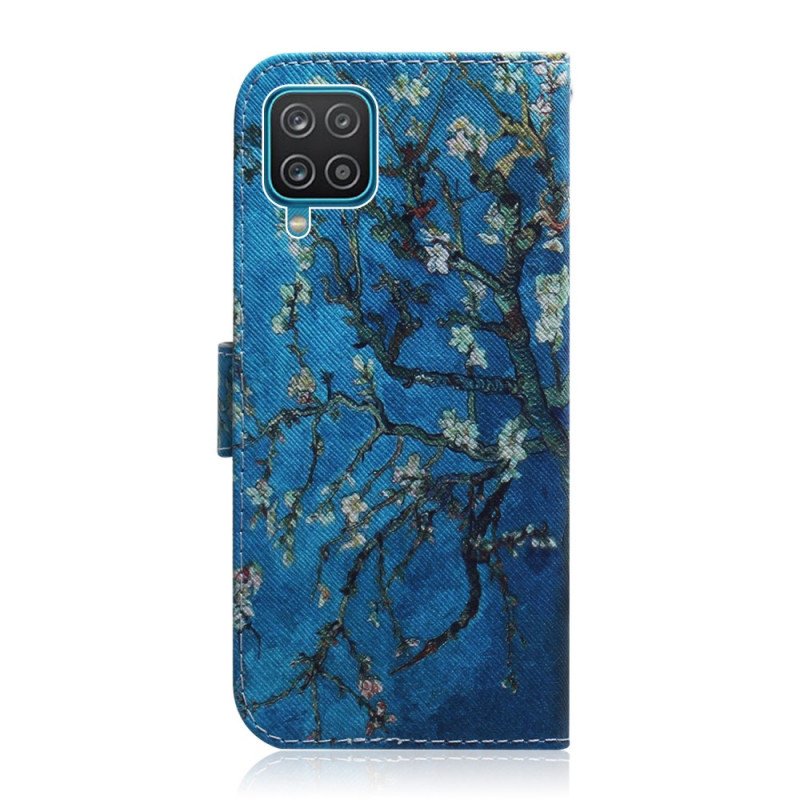 Läderfodral Samsung Galaxy M32 Blommande Trädgren