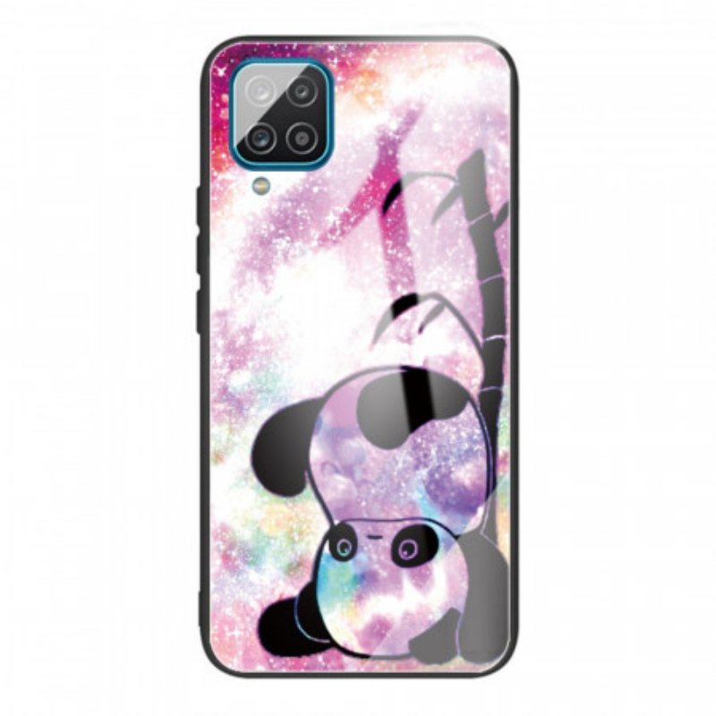 Mobilskal Samsung Galaxy M32 Panda Härdat Glas