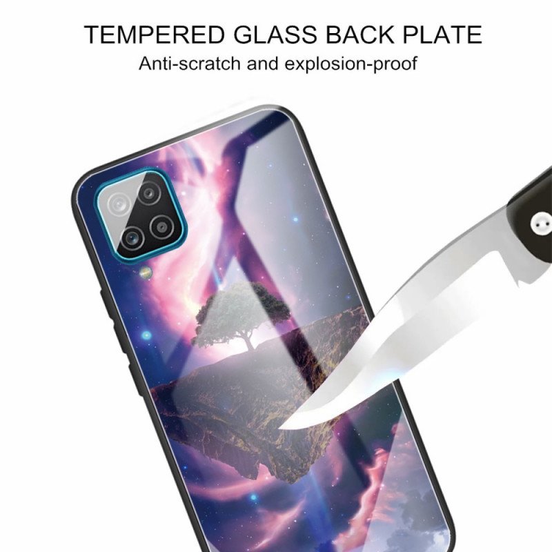 Skal Samsung Galaxy M32 Världsträd Härdat Glas