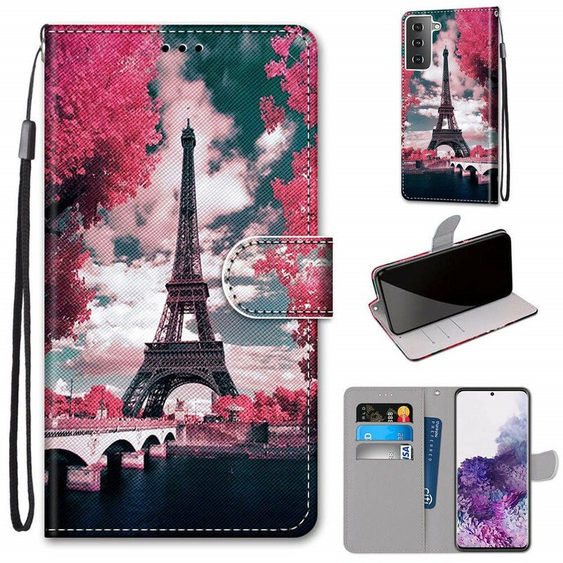 Folio-fodral Samsung Galaxy S21 Plus 5G Paris I Blom