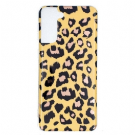 Skal Samsung Galaxy S21 Plus 5G Leopard Stil Marmor