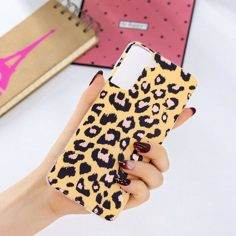 Skal Samsung Galaxy S21 Plus 5G Leopard Stil Marmor