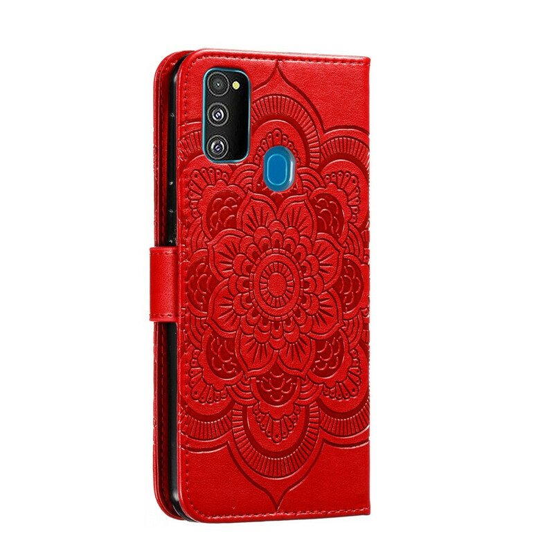 Läderfodral Samsung Galaxy M21 Full Mandala