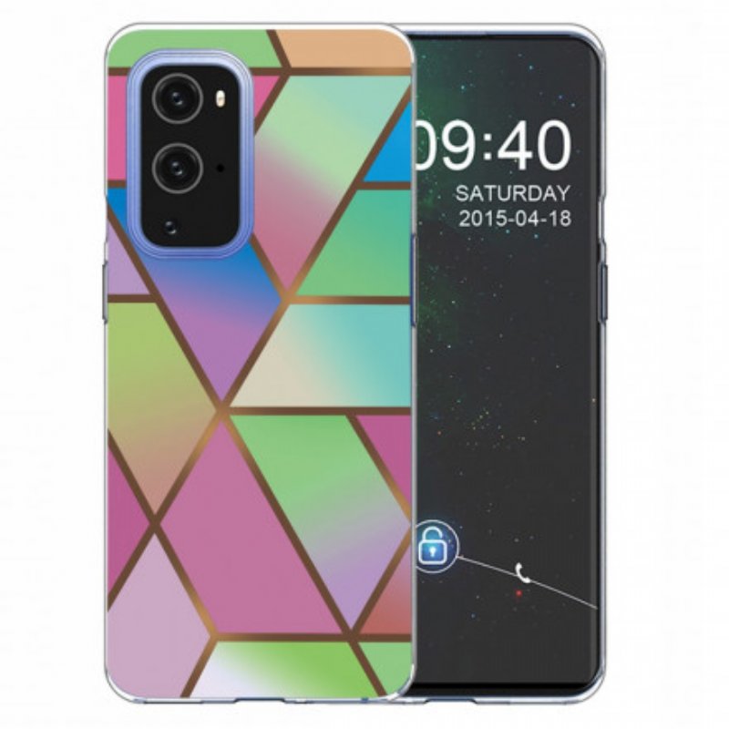 Skal OnePlus 9 Geometrisk Marmor