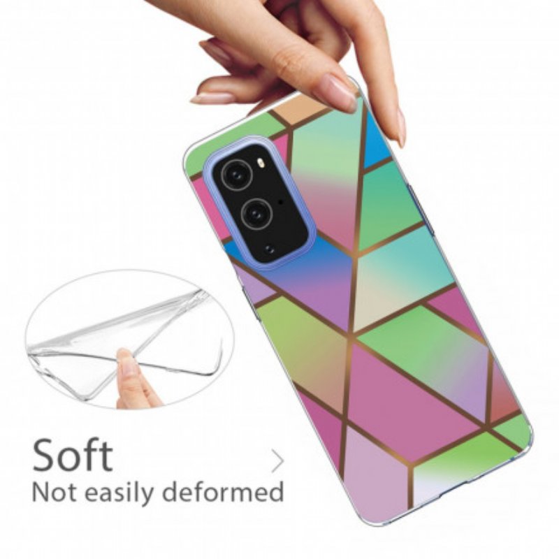 Skal OnePlus 9 Geometrisk Marmor