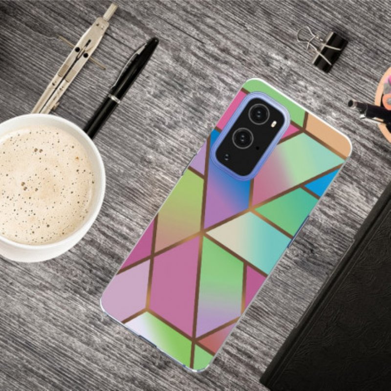 Skal OnePlus 9 Geometrisk Marmor