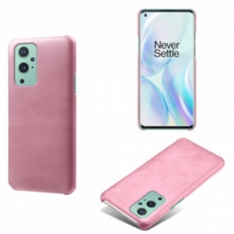 Skal OnePlus 9 Ksq Lädereffekt