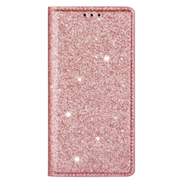 Folio-fodral iPhone 16 Pro Glitter