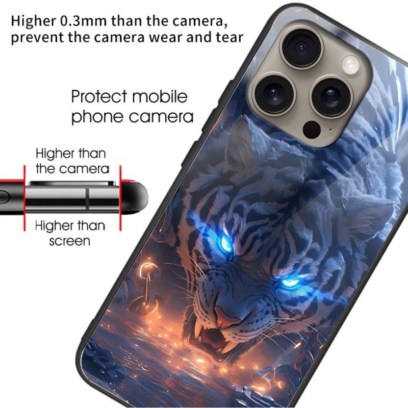 Skal iPhone 16 Pro Tiger Härdat Glas