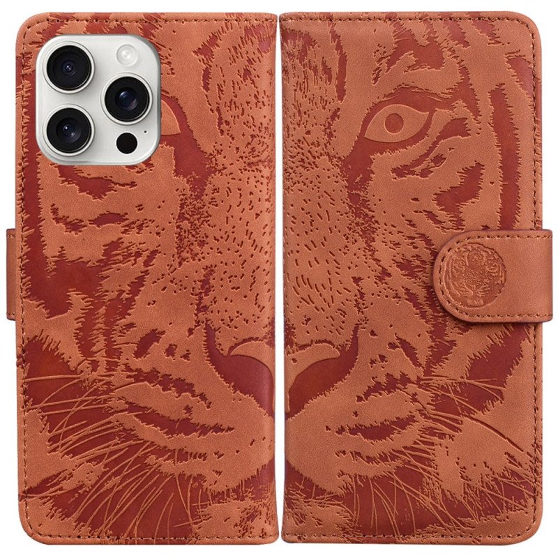 Skyddsfodral iPhone 16 Pro Tiger Footprint