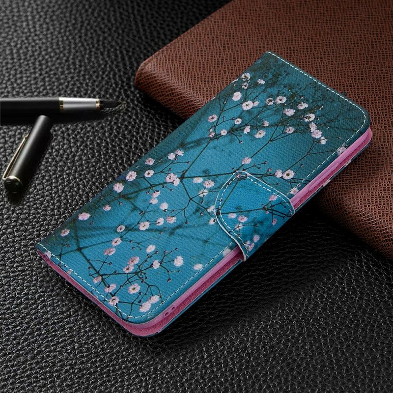 Folio-fodral Samsung Galaxy M11 Blommande Träd