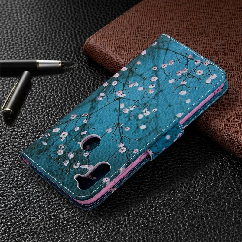 Folio-fodral Samsung Galaxy M11 Blommande Träd