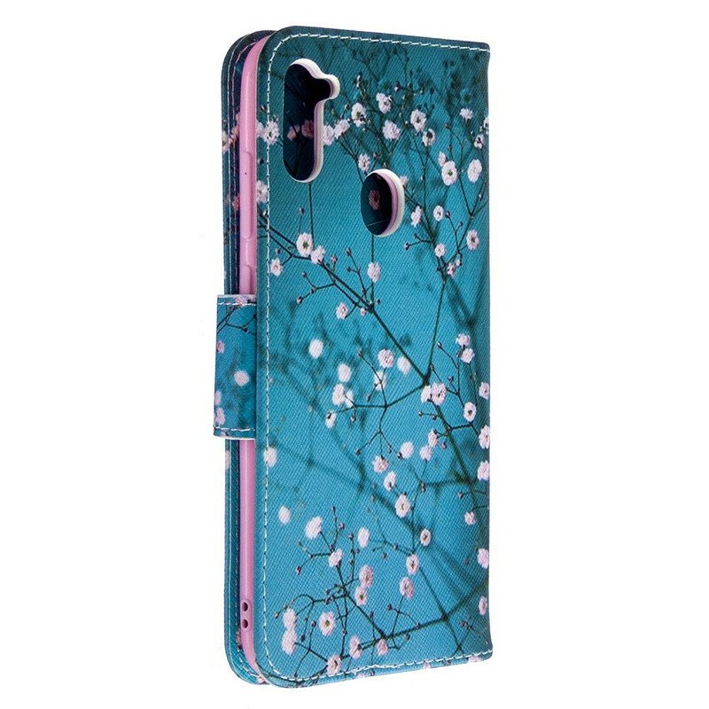 Folio-fodral Samsung Galaxy M11 Blommande Träd