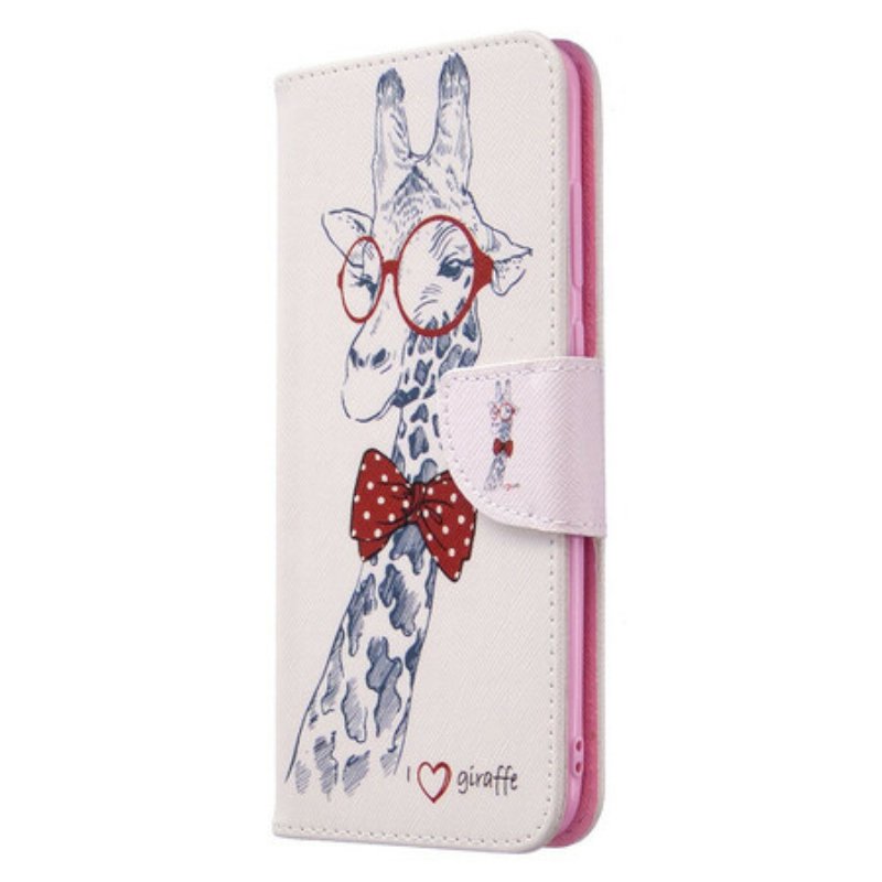 Folio-fodral Samsung Galaxy M11 Brainy Giraff