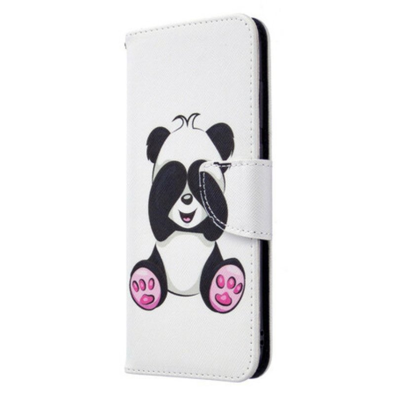 Folio-fodral Samsung Galaxy M11 Panda Kul