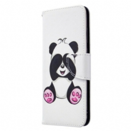 Folio-fodral Samsung Galaxy M11 Panda Kul