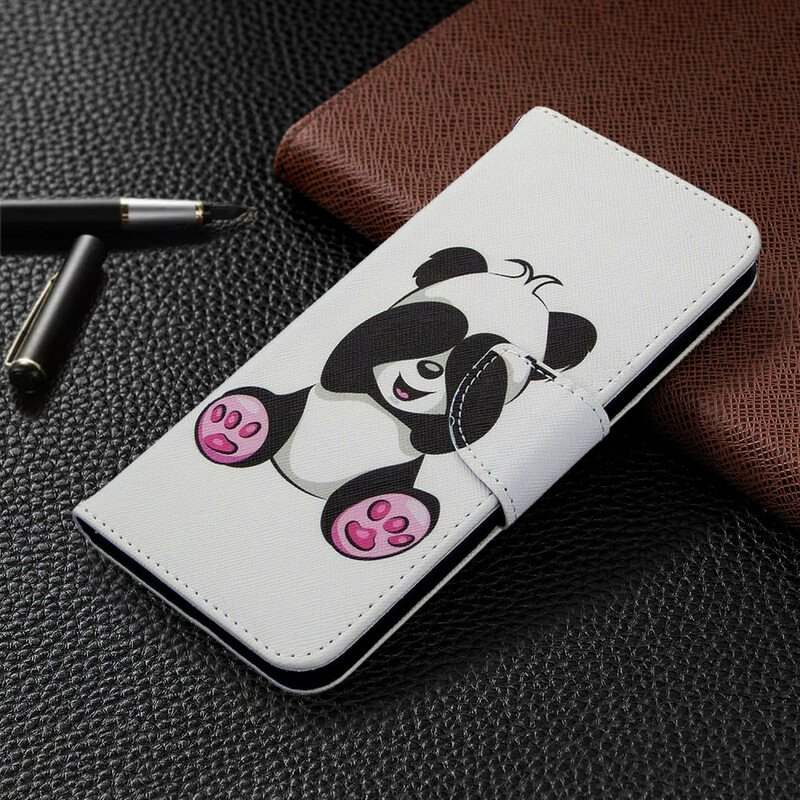 Folio-fodral Samsung Galaxy M11 Panda Kul