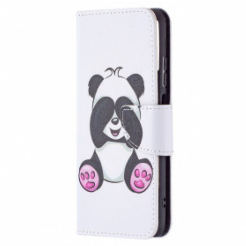 Folio-fodral Poco M5s Panda Kul