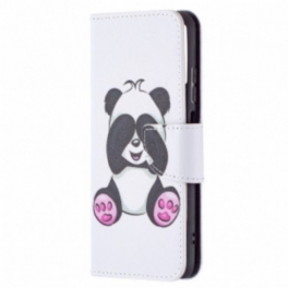 Folio-fodral Poco M5s Panda Kul