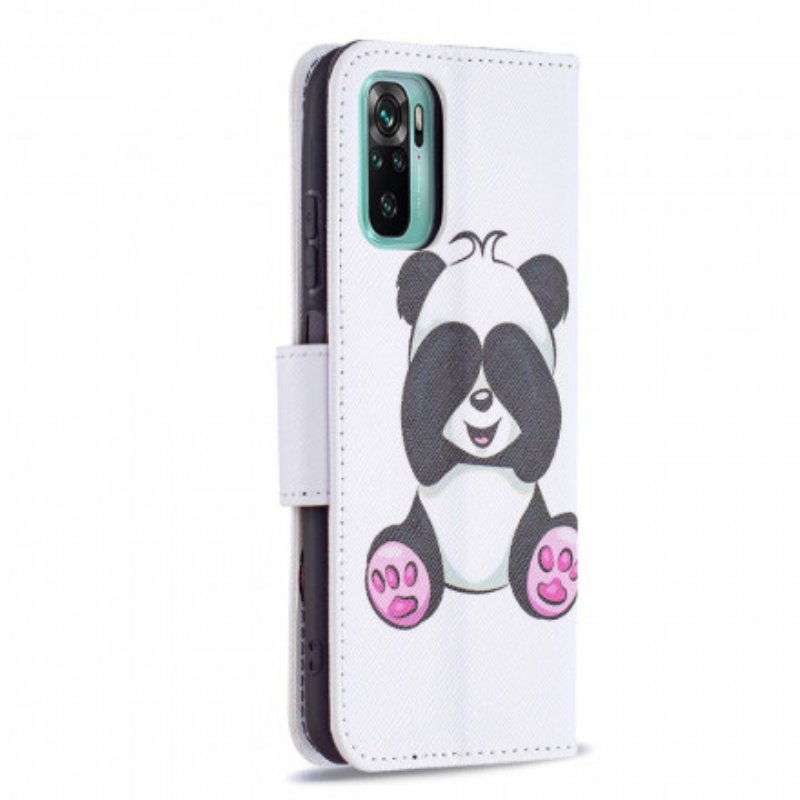 Folio-fodral Poco M5s Panda Kul