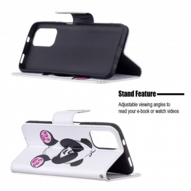 Folio-fodral Poco M5s Panda Kul