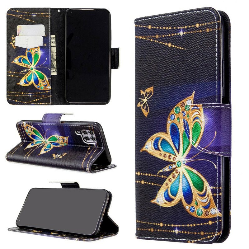 Fodral Huawei P40 Lite Butterflies Kings