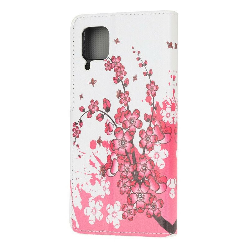 Fodral Huawei P40 Lite Tropiska Blommor