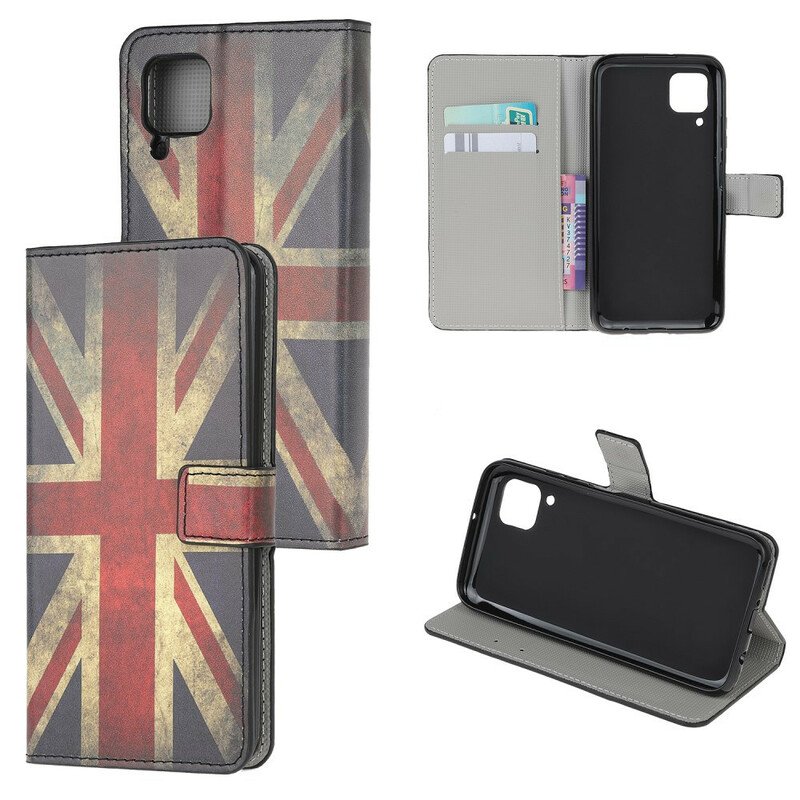 Folio-fodral Huawei P40 Lite Englands Flagga