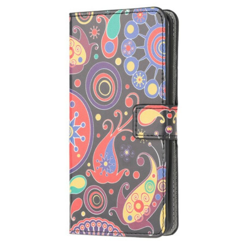 Folio-fodral Huawei P40 Lite Galaxy Design