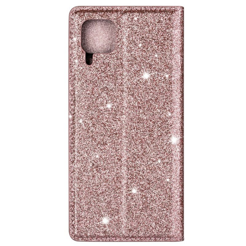 Folio-fodral Huawei P40 Lite Läderfodral Paljettstil