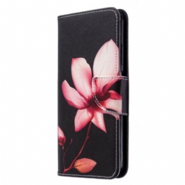 Folio-fodral Huawei P40 Lite Rosa Blomma