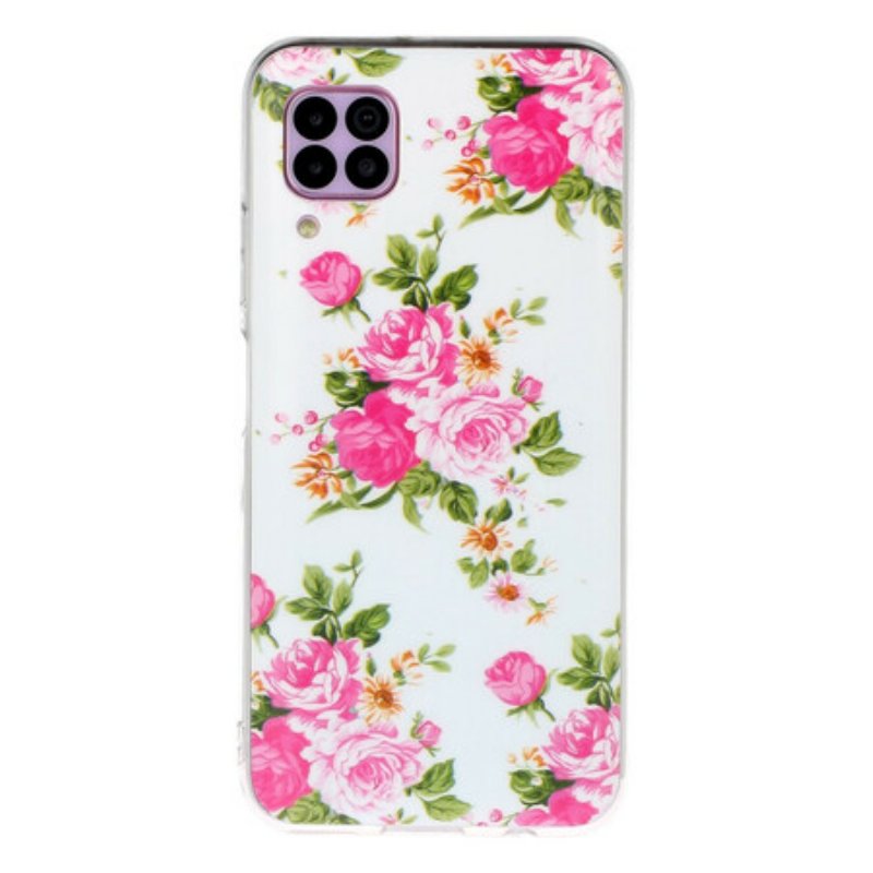 Skal Huawei P40 Lite Fluorescerande Liberty Flowers