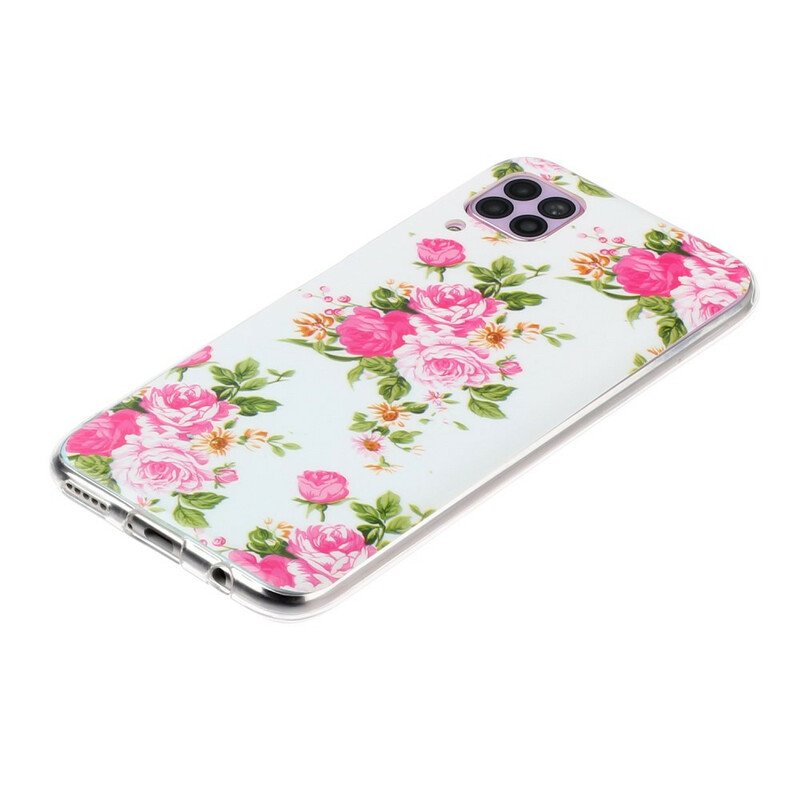 Skal Huawei P40 Lite Fluorescerande Liberty Flowers